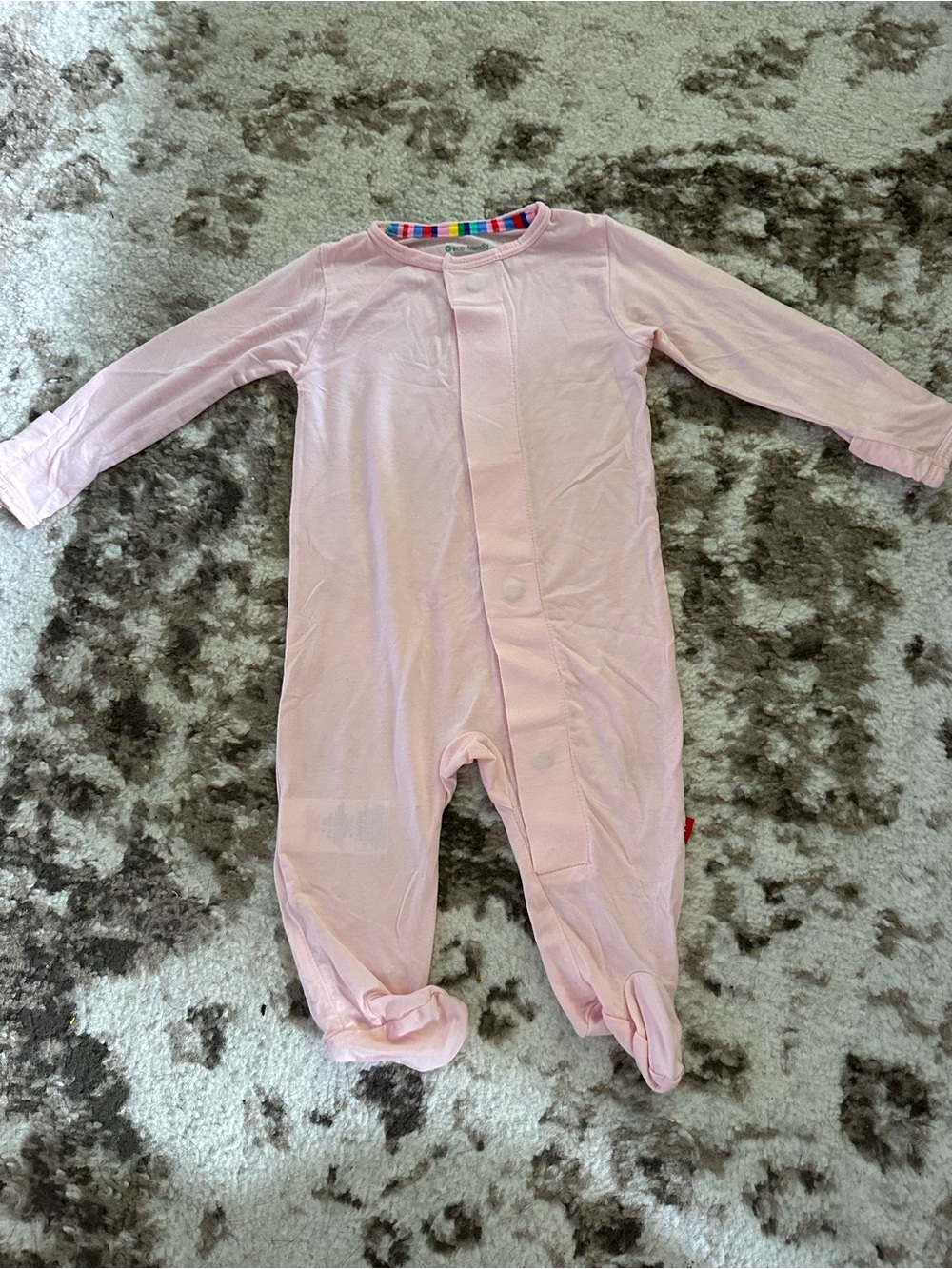 Magnetic Me Light Pink Footed One-Piece